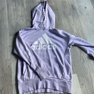 Lilac Purple Adidas Hoodie